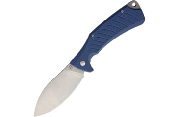 Image of Revo Ness Linerlock Folding Knife, Blue textured G10 handle, NESSMUGRY
