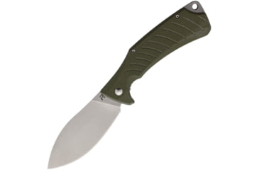 Image of Revo Ness Linerlock Folding Knife, OD green, OD green G10 handle, NESSMUODG