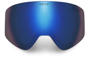 Image of Revo No. 6 Solstice Bode Miller Sunglasses, Matte White Frame, Blue Water Photo Lens, Large, RG 7033 09 PBL