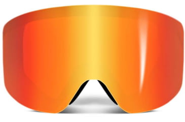 Image of Revo No. 9 Solstice Bode Miller Sunglasses, Matte White Frame, Solar Orange Photo Lens, Large, RG 7036 09 POG