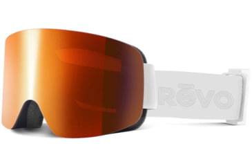 Image of Revo No. 9 Solstice Bode Miller Sunglasses, Matte White/Solar Orange Photochromic, Large, RG 7036 09 POG