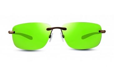 Image of Revo Outlander Sunglasses, Brown Frame, Green Water Lens, Polarized, RE 1029 02 GN