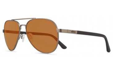 Image of Revo Raconteur Sunglasses, Gunmetal Frame, Crystal Open Road Lens, Polarized, RE 1011 00 GOR