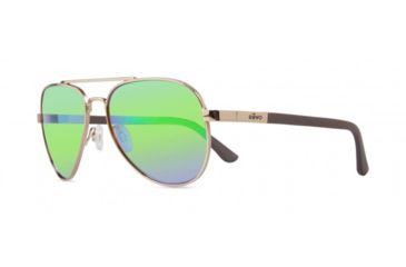 Image of Revo Raconteur Single Vision Prescription Sunglasses, Gold Frame, Polarized, RE 1011 04 BRSV