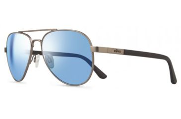 Image of Revo Raconteur Single Vision Prescription Sunglasses, Gunmetal Frame, Polarized, RE 1011 00 BLSV