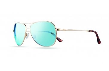 Image of Revo Relay Sunglasses, Gold Frame, Blue Water Lens, Polarized, RE 1014 04 BL