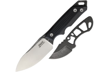 Image of Revo RJ1 Journey Pack w/Comp Knife, 3.75 stonewash and satin finish stainless blade, Skeletonized handle, RJ1PACBLK