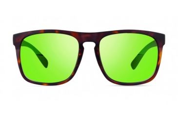 Image of Revo Ryker Sunglasses, Matte Tortoise/Tortoise Rubber Frame, Green Water Lens, Polarized, RE 1035 02 GN