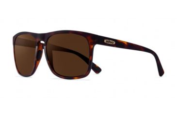 Image of Revo Ryker Sunglasses, Matte Tortoise/Tortoise Rubber Frame, Terra Lens, Polarized, RE 1035 02 BR