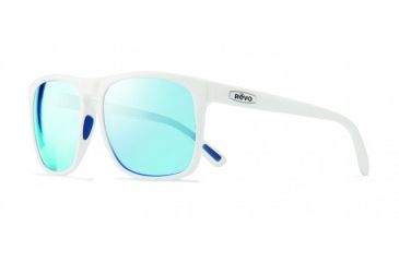 Image of Revo Ryker Sunglasses, Matte White Frame, Blue Water Lens, Polarized, RE 1035 09 BL