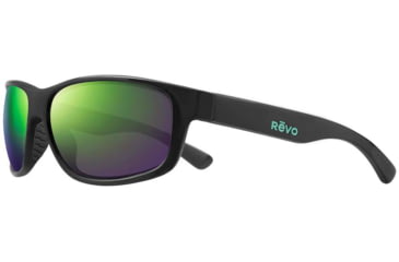 Image of Revo Sailfish Darcizzle Sunglasses, Matte Black Frame, Evergreen Lens, Med/Med Sm, RE 1184 01 GN