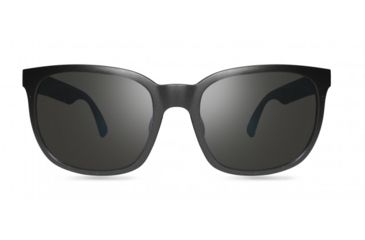 Image of Revo Slater Single Vision Prescription Sunglasses, Matte Black Frame, Polarized, RE 1050 01 GYSV