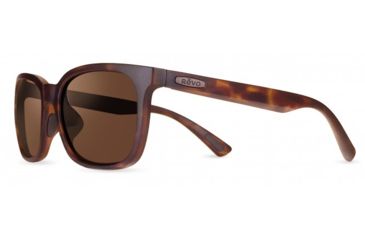 Image of Revo Slater Single Vision Prescription Sunglasses, Matte Tortoise Frame, Polarized, RE 1050 02 BRSV