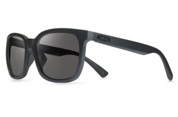 Image of Revo Slater Single Vision Prescription Sunglasses, Matte Black Frame, Polarized, RE 1050 01 GYSV