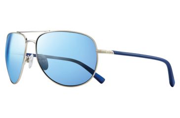 Image of Revo Tarquin Single Vision Prescription Sunglasses, Chrome Frame, Polarized, RE 1083 03 BLSV