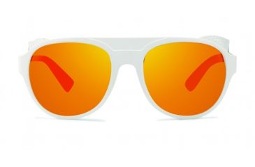Image of Revo Traverse Sunglasses, White Frame, Solar Orange Lens, Polarized, RE 1036 09 OG
