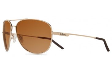 Image of Revo Windspeed Sunglasses, Gold Frame, Open Road Lens, Polarized, RE 3087 04 GOR