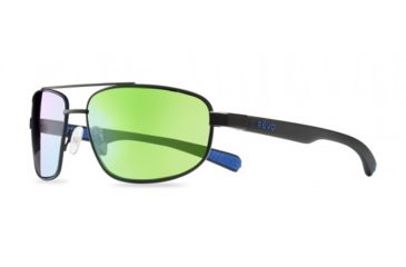 Image of Revo Wraith Sunglasses, Black Frame, Green Water Lens, Polarized, RE 1018 01 GN
