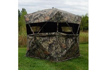Image of Rhino Blinds Ground Blind Mossy Oak Bu-country 77''x77''x71'' Tall