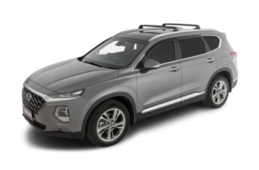 Image of Rhino Rack Vortex RVP Black 2 Bar Roof Rack, Hyundai Santa Fe Gen4 2 Bar, RVP85