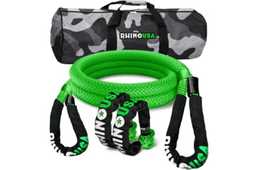Image of Rhino USA 1 x 10 Kinetic Rope Recovery Kit F0AD1B5D, Gray, RG-KRKIT1X10-GRY