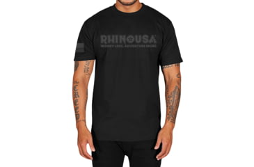 Image of Rhino Usa "Blackout" Premium T-Shirt, AC-METSBLKOUTXL-BLK