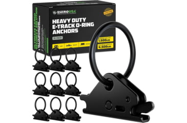 Image of Rhino USA E-Track O-Ring Anchors 10-Pack FA164C35, TD-ETORING-10PK