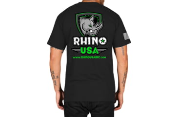 Image of Rhino Usa, Inc. "Shield" Premium T-Shirt, ME-TSSHS62XL-BLK