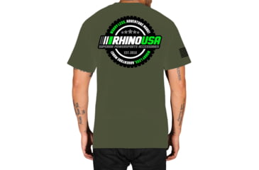 Image of Rhino Usa "Speedway" Premium T-Shirt, ME-TSSPWS62MED-GRY