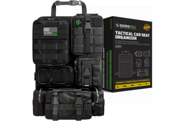 Image of Rhino USA Tactical Car Seat Organizer 05BD512D, AC-SBTAC-BLK