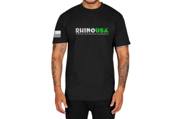 Image of Rhino USA Team Shirt - Mens, Black, Small, RNO-TEAM-S