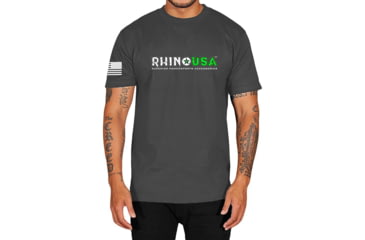 Image of Rhino USA Team Shirt - Mens, Charcoal, Extra Large, RNO-TEAM-XLG