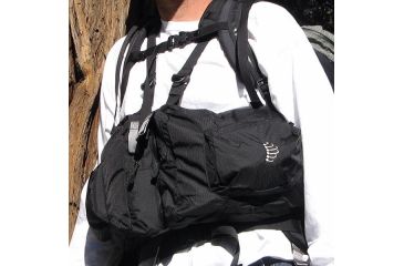 Image of Ribz Front Pack , Stealth BLK, L, 34-38 w, 11 liter, RIBZBLK-L