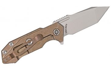 Image of Rick Hinderer Knives Half Track Spearpoint SW, Stonewash Bronze, Ti Bronze, K2009STSBR
