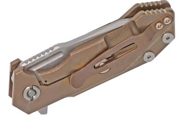 Image of Rick Hinderer Knives Half Track Spearpoint SW, Stonewash Bronze, Ti Bronze, K2009STSBR
