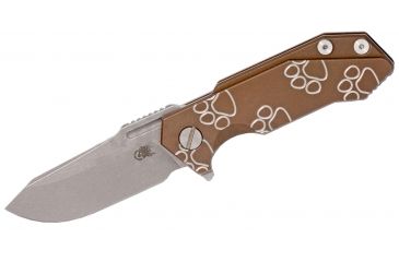 Image of Rick Hinderer Knives Half Track Spearpoint WF, Battle Bronze, G10, K2009SGWBR