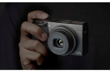 Image of Ricoh GR IIIx Digital Camera, Black, 15286