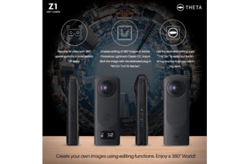 Image of Ricoh Theta Z1 360 Camera, 51GB, Black, 910830