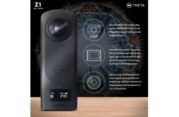Image of Ricoh Theta Z1 360 Camera, 51GB, Black, 910830