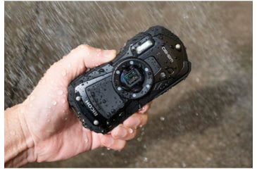 Image of Ricoh WG-80 Digital Camera, Black, Black, 03123