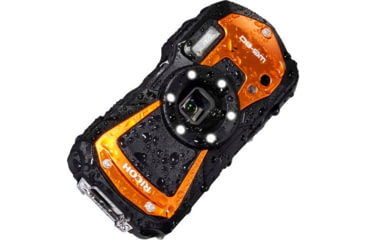 Image of Ricoh WG-80 Digital Camera, Orange, Orange, 03128