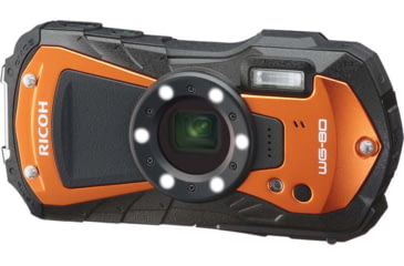 Image of Ricoh WG-80 Digital Camera, Orange, Orange, 03128