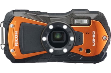 Image of Ricoh WG-80 Digital Camera, Orange, Orange, 03128