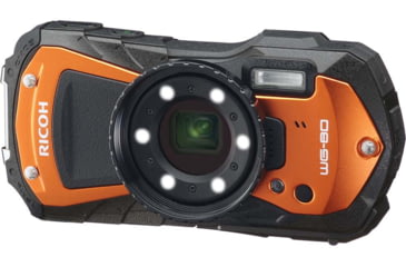 Image of Ricoh WG-80 Digital Camera, Orange, Orange, 03128