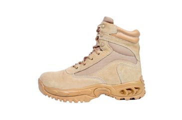 Image of Ridge Footwear Air-Tac 3003Z Desert Storm Zipper Quarter Tactical Boots, Mens, 7in Height, Regular, Desert Tan, 6.5 US, 3003Z-S6.5