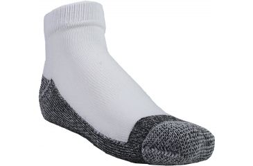 Image of Ridge Outdoors 190 Sul-Cool Quarter Socks, White, 10-13 190