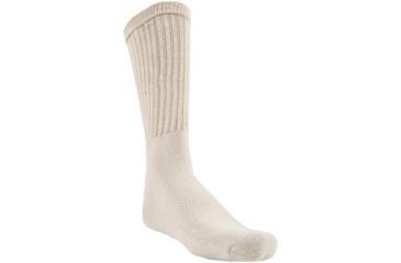 Image of Ridge Outdoors Men's Crew Socks, Tan, 10-13 152
