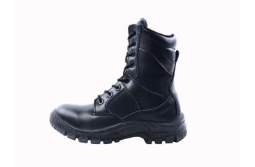 Image of Ridge Outdoors Nighthawk 8 Inch Leather Boot w/Removable Insole,6 Wide, Black 2008-06.0 WIDE