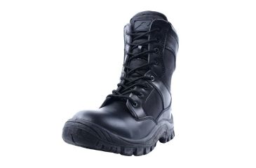 Image of Ridge Outdoors Nighthawk 8 Inch Leather Boot w/Removable Insole,6 Wide, Black 2008-06.0 WIDE