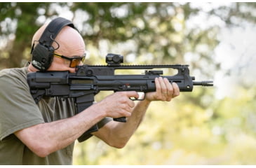 Image of Rifleman TAC Electronic 25dB Hearing Protection, Black, One Size, RFTAC